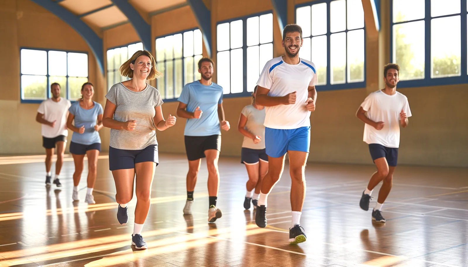 Reprise d'entraînement handball en début de saison